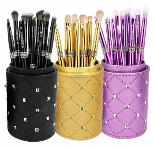 KLEANCOLOR TWINKLY LOVE 10PC ESSENTIAL EYE BRUSH SET W/ TUBBY