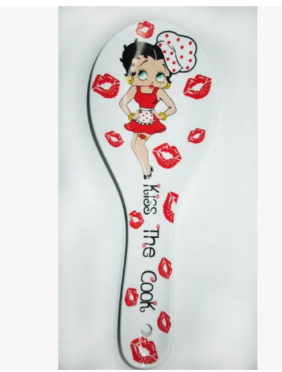 Betty Boop Spoon Rest - Kiss the Cook