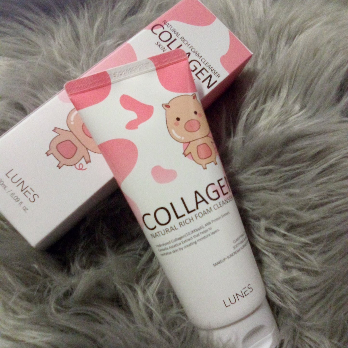 Collagen natural Rich foam cleanser skin purification