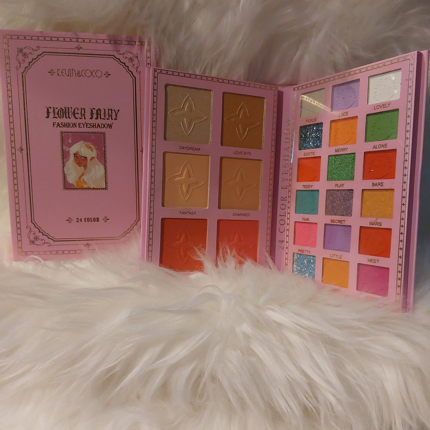 Snow Fairy Fashion and Flower fairy eyeshadow book style