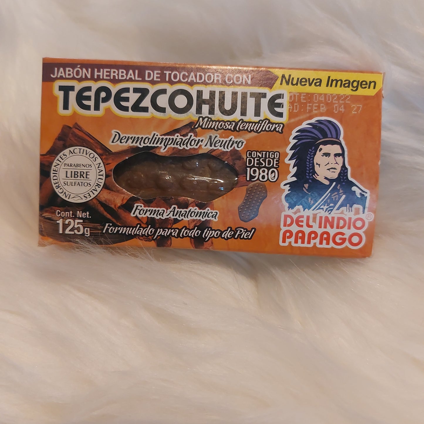 HERBAL SOAP BAR WITH TEPEZCOHUITE