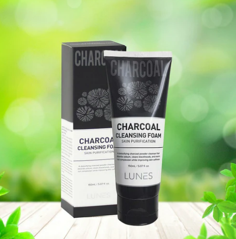 LUNES CHARCOAL CLEANSING FOAM 150ML