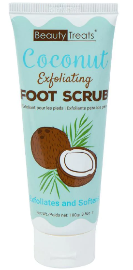 BEAUTY TREATS COCONUT EXFOLIATING FOOT SCRUB