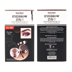 EYEBROW 2 IN 1 BROW POWDER & GEL KIT ROMANTIC BEAUTY