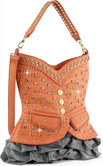 Vest Design Tall Hobo Handbag