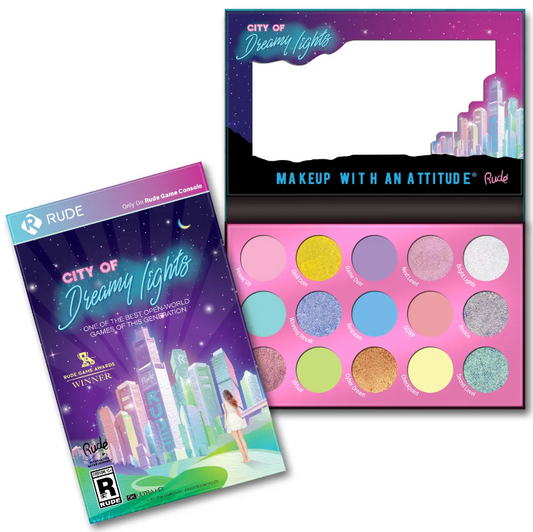 RUDE City of Dreamy Lights - 15 Dreamy Pastel Pigment Palette