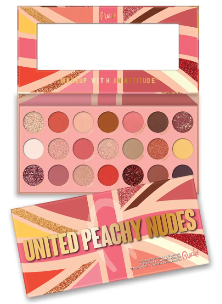 United Peachy Nudes - 21 Pressed Pigment & Shadows Palette