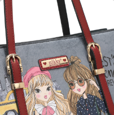 NIKKY FRIENDS LOOKS ALIKE 3-in-1 Satchel Set