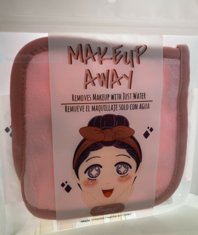 Makeup away towel