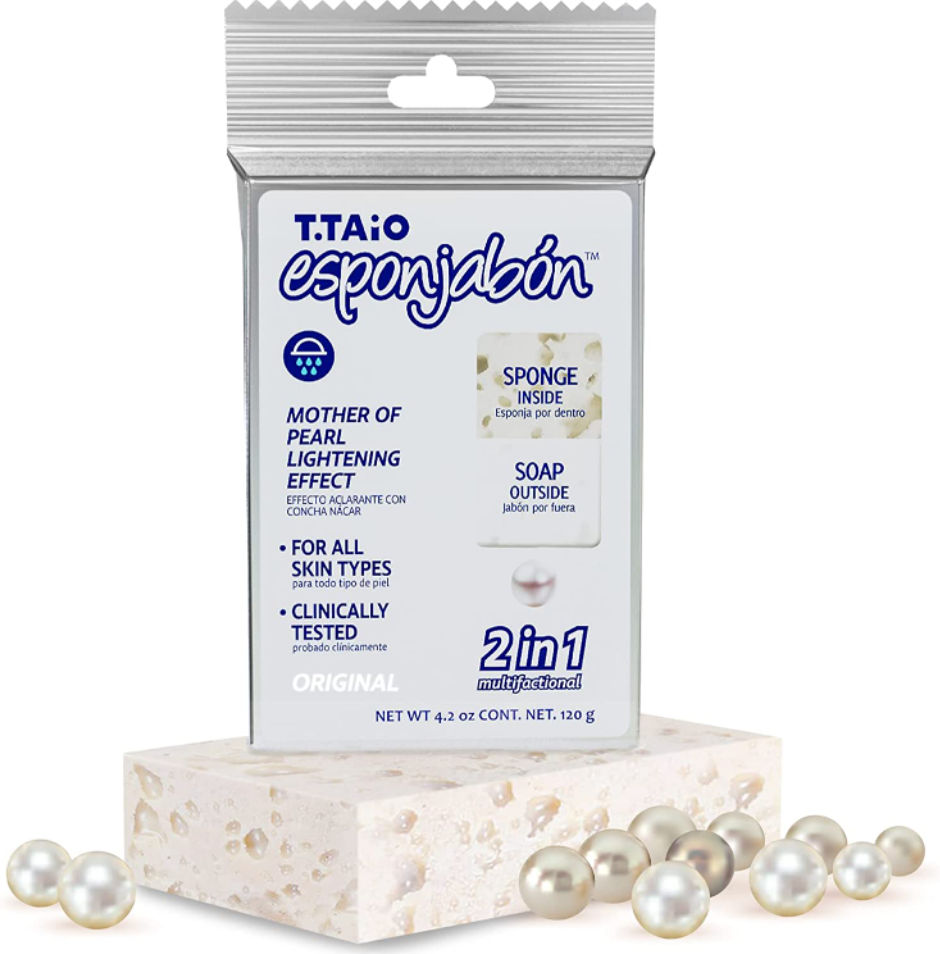 T.Taio Esponjabon Mother of Pearl Soap Sponge or Avena